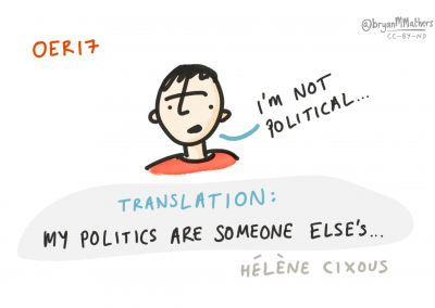 I'm not political