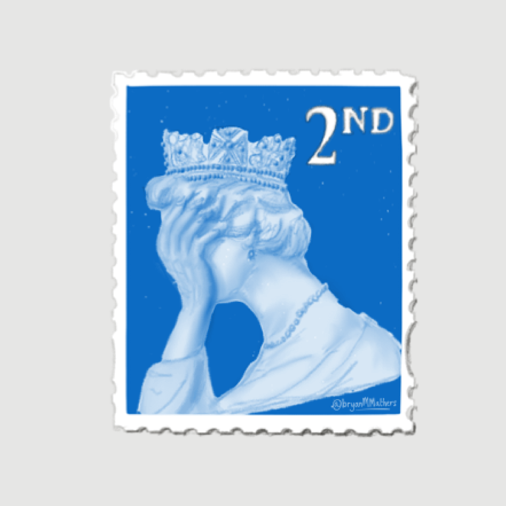 Facepalm brexit stamp