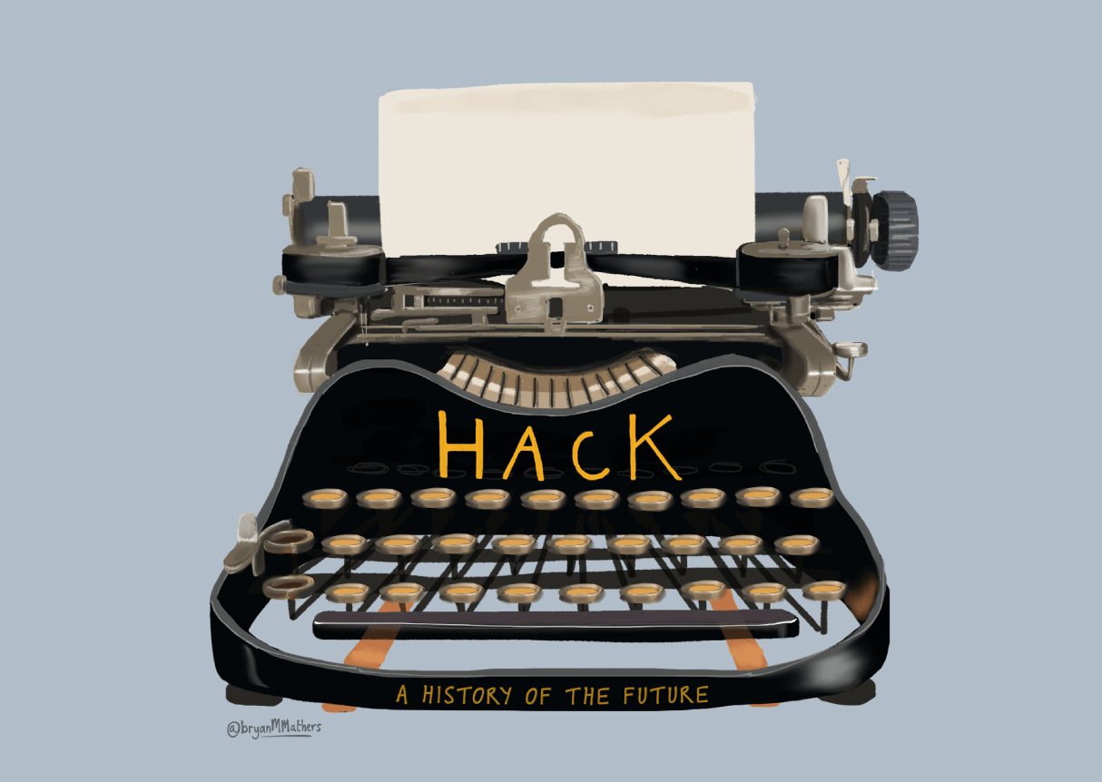 Hack Education Typewriter Logo