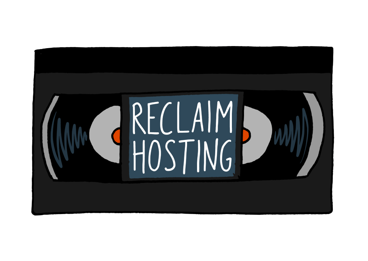 Reclaim Hosting VHS logo