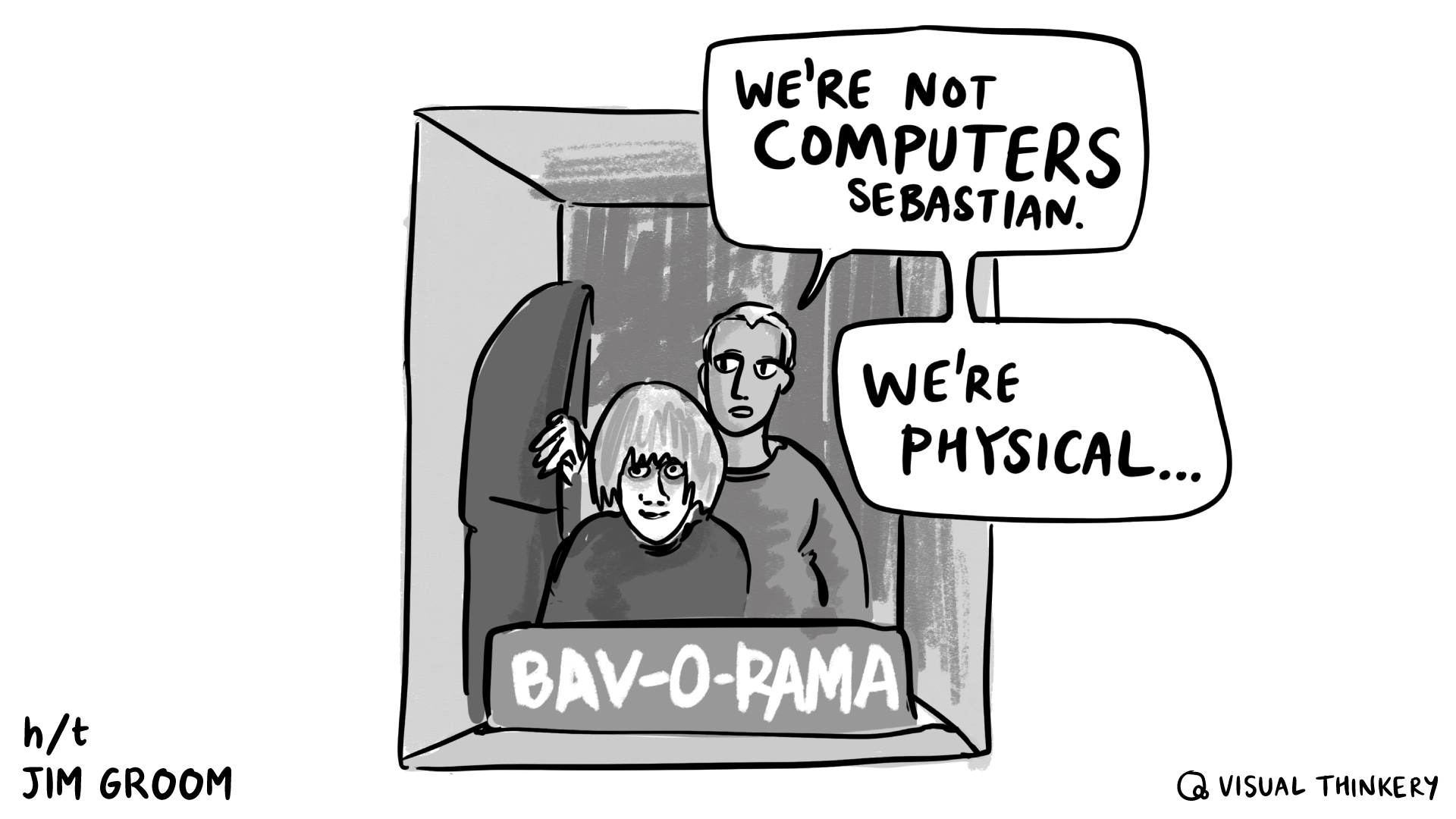 We are not computers sebastian We are not computers sebastian